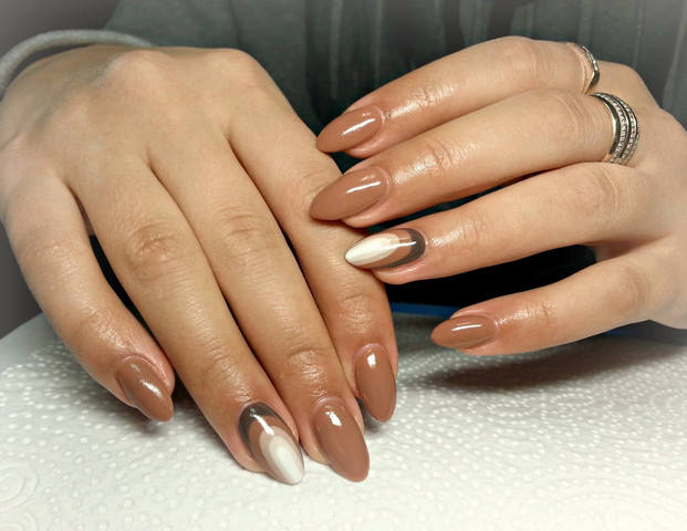 chocolate nails gradient brown nail facebook