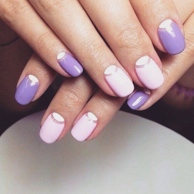 25 Magnificent Half Moon Nail Designs Wild About Beauty