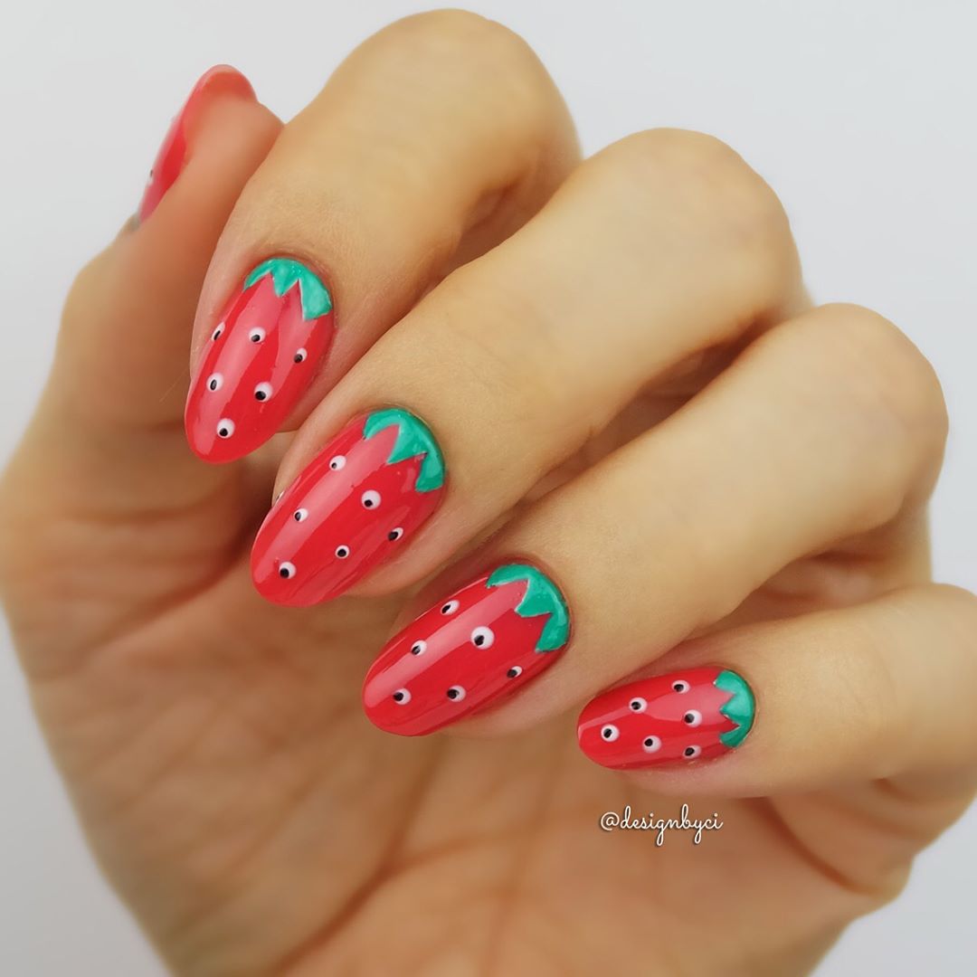 31 Fun Fruity Nails For A Playful Zing