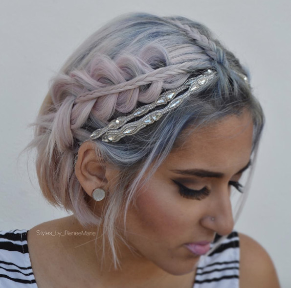 29 Swanky Braided Hairstyles To Do On Short Hair Wild About Beauty