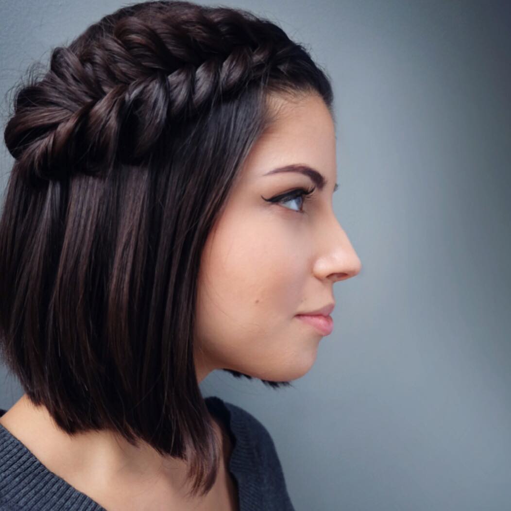 29 Swanky Braided Hairstyles To Do On Short Hair Wild About Beauty