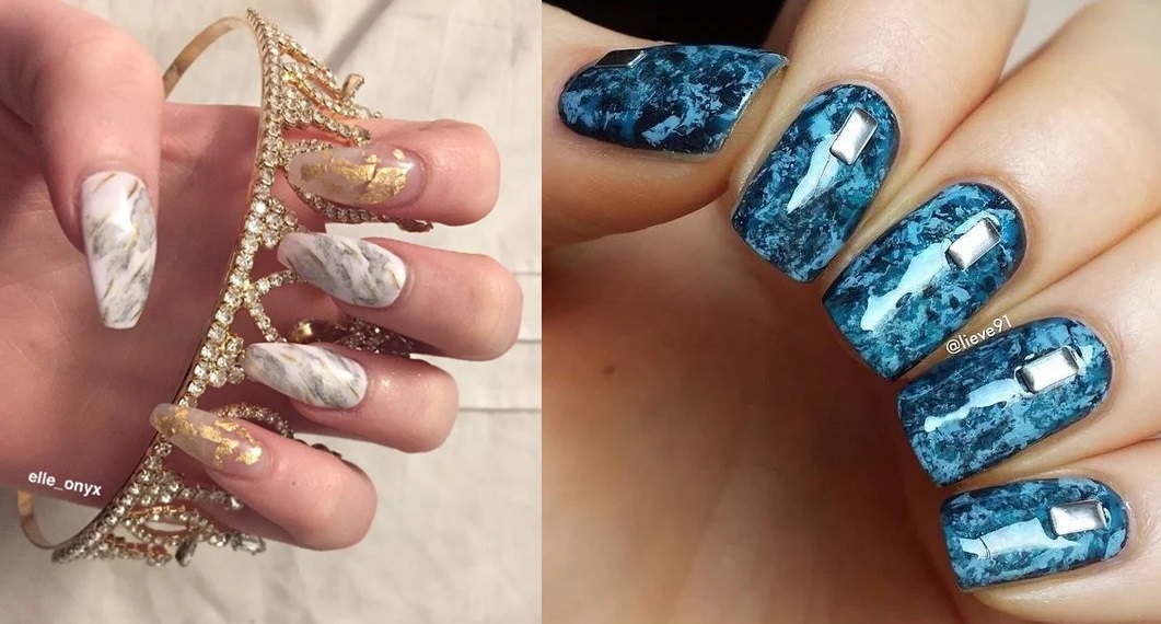 47+ Marble Nail Ideas and Designs for 2024 - Nerd About Town