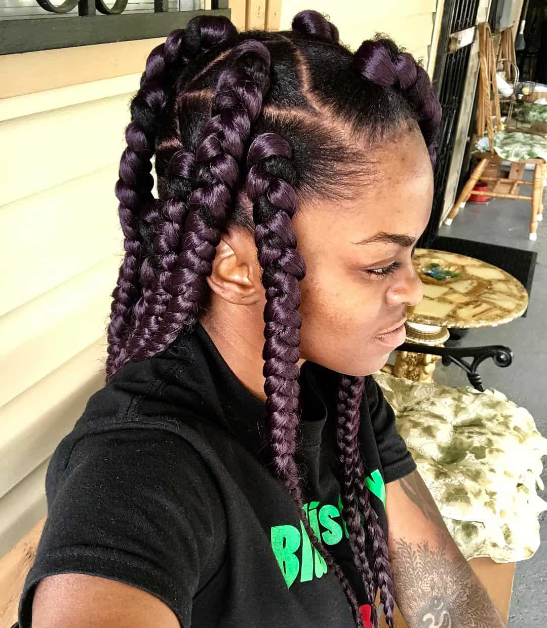 Big Part Box Braids