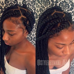 25 Big Box Braids That Will Make You Stand Out of The Crowd