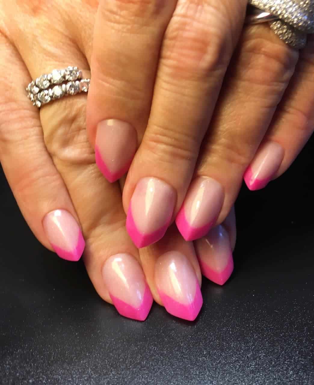 short pink frencg