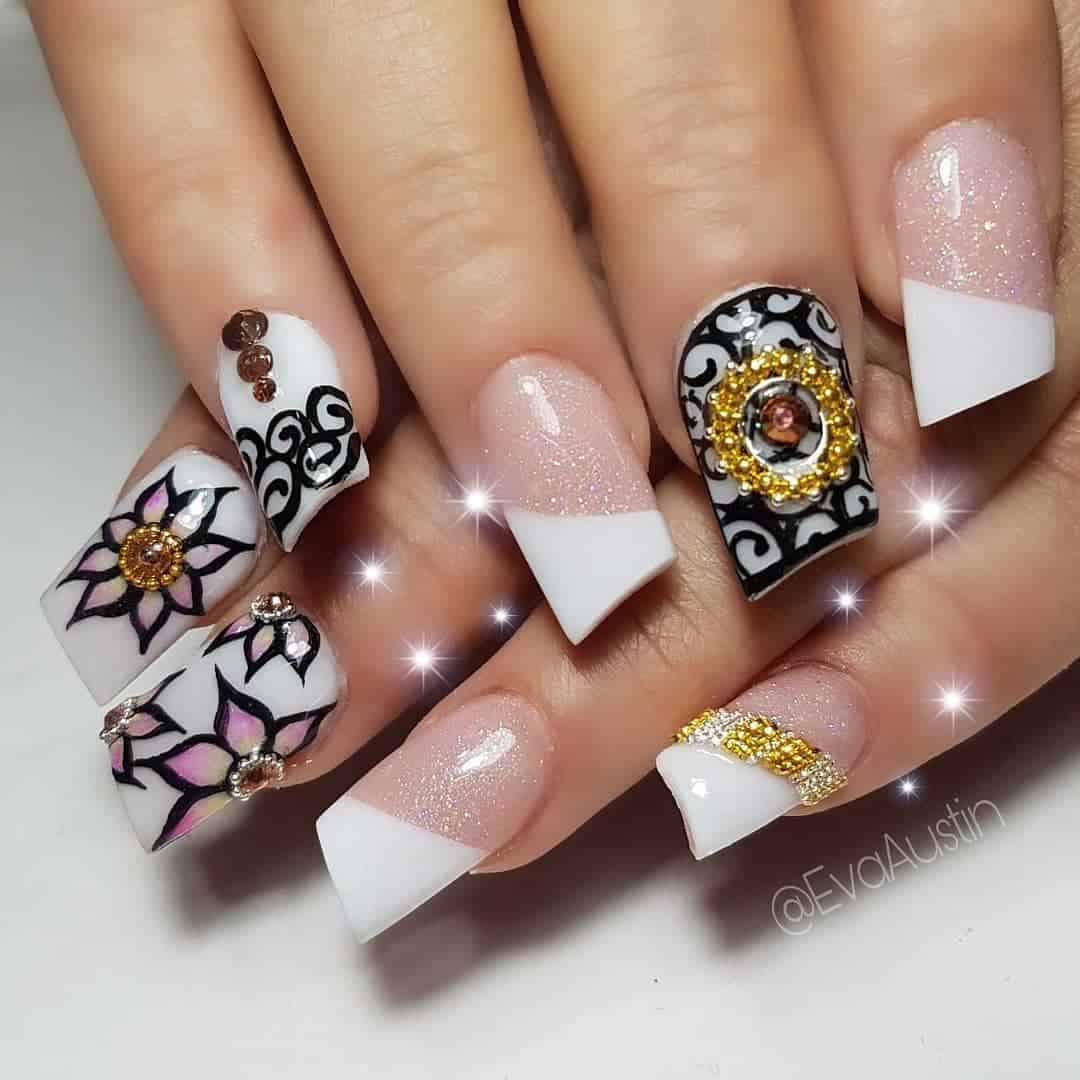 french mani patterns