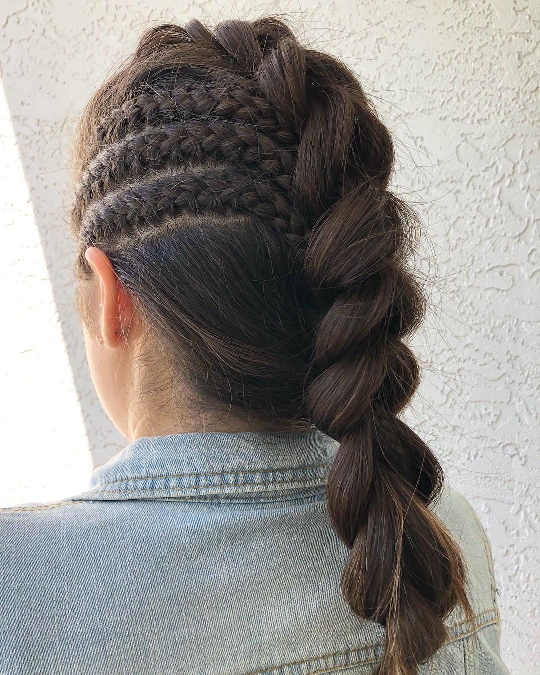 braided mohawk