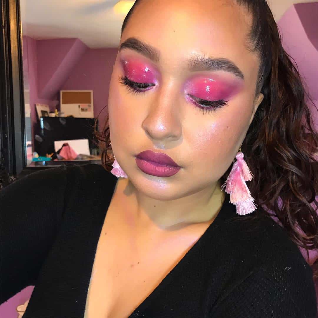 neon barbie pink