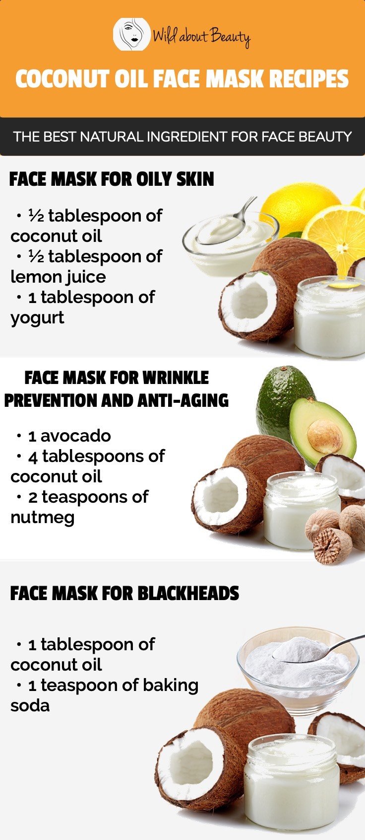 Coconut Oil Face Mask Recipes