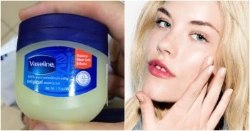 Vaseline on face