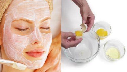 Egg white mask