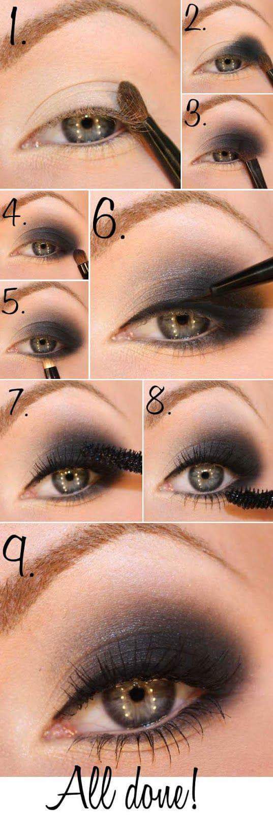 classy smokey eye