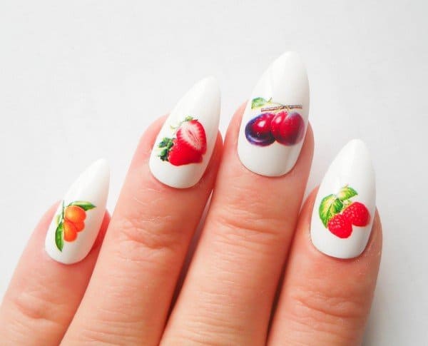 fruity almond nails