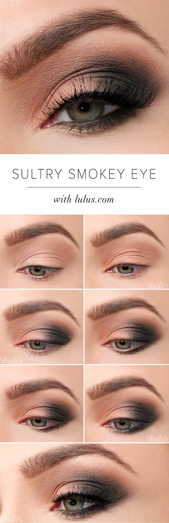 15 smokey eye tutorials - step by step guide to perfect hollywood makeup