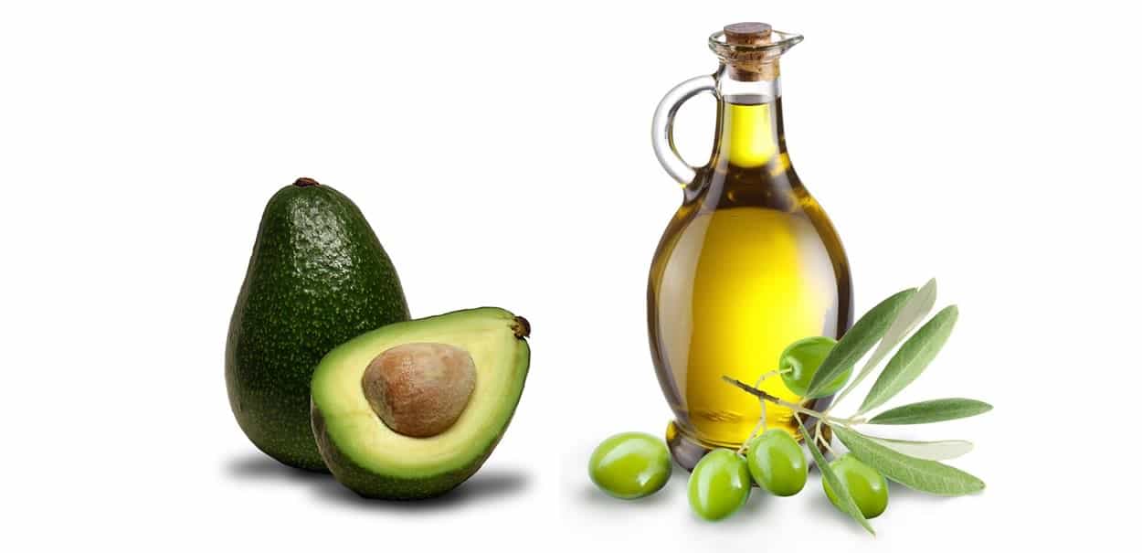 Avocado and olive oil