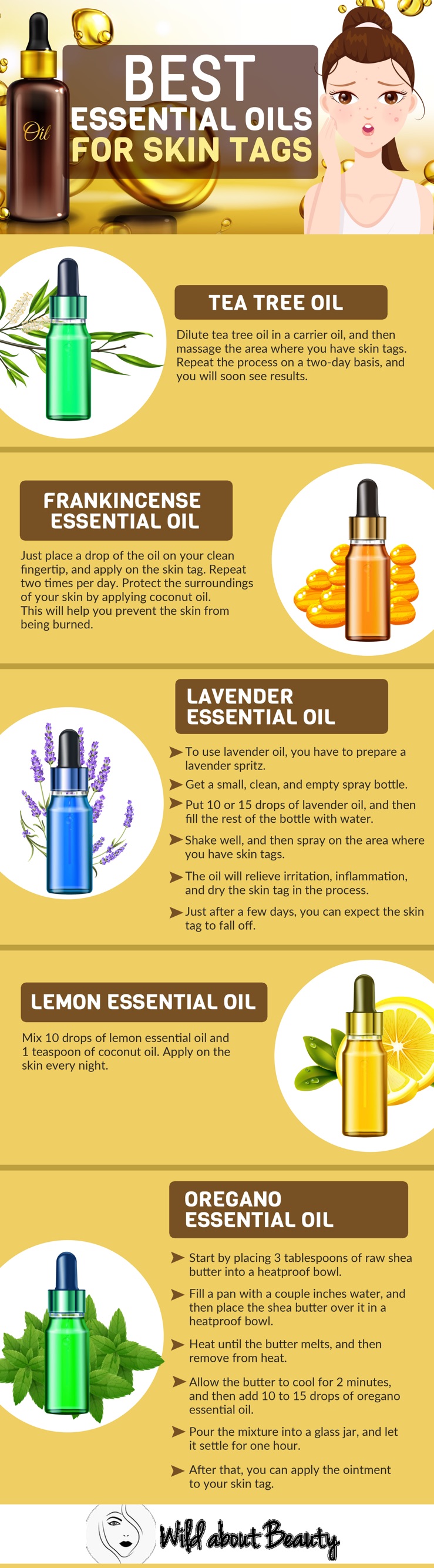 Essential Oils for Skin Tags and Moles