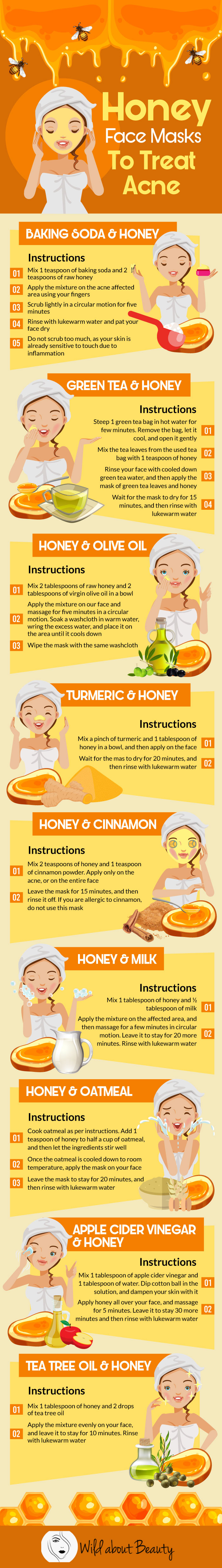 Honey Face Mask Recipes for Acne