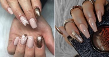 rose gold nails