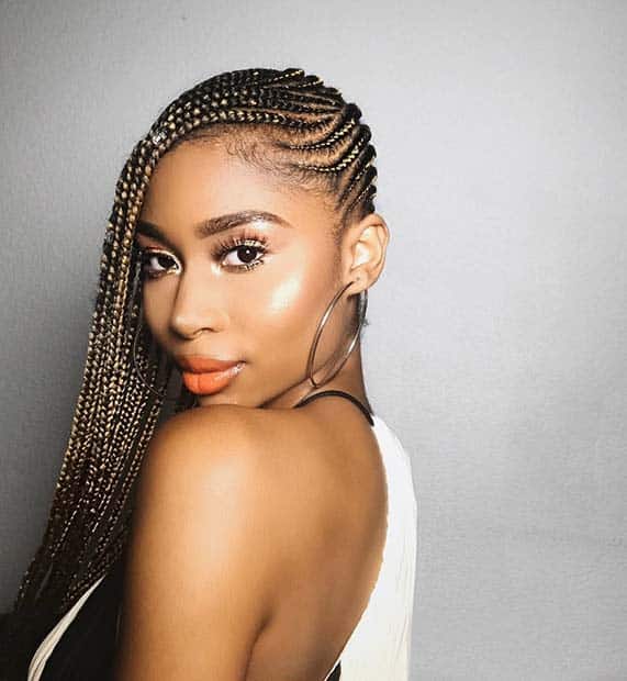 30 Black Braided Hairstyles You Can Try For a Fancy ...