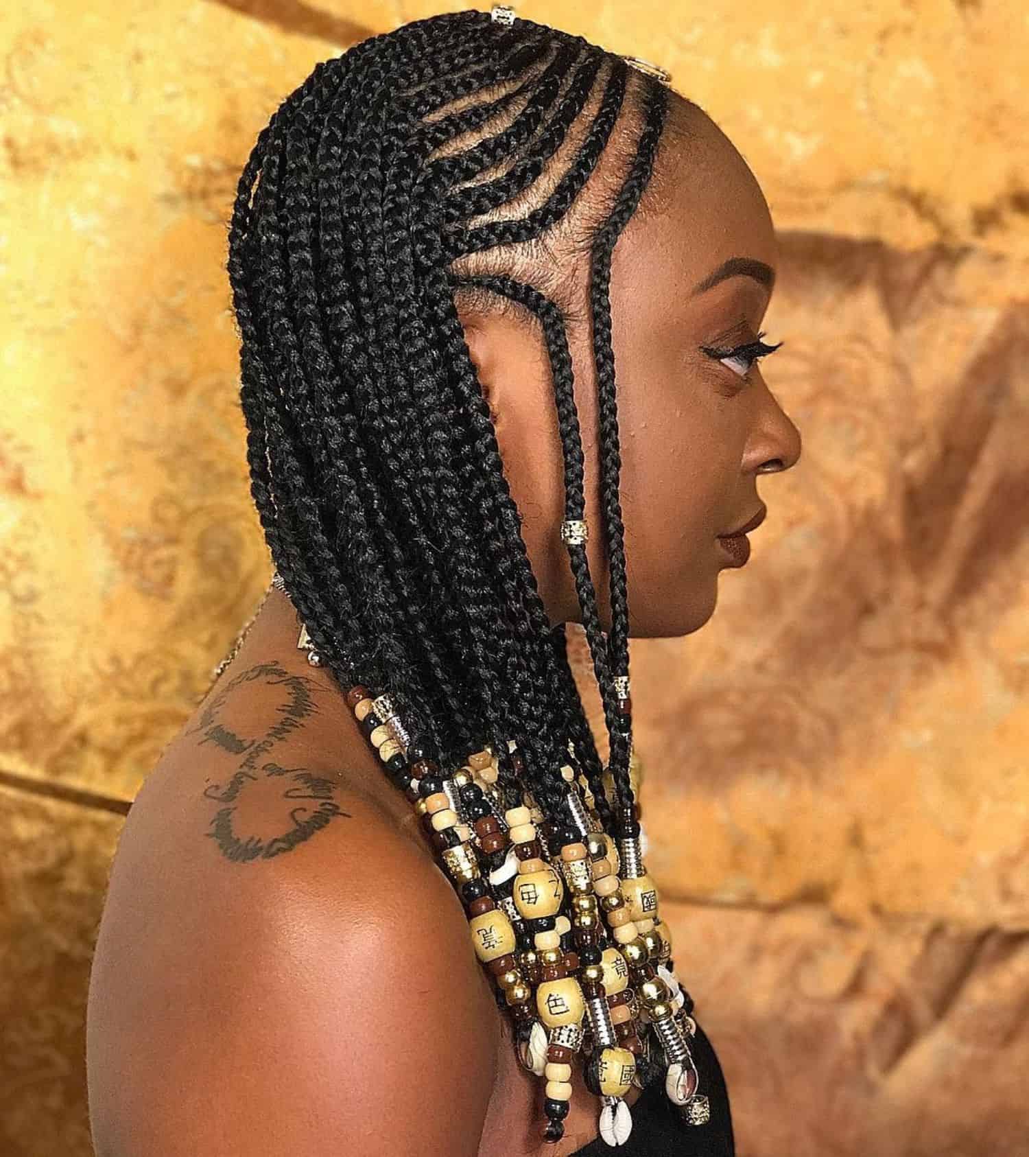 30 black braided hairstyles you can try for a fancy