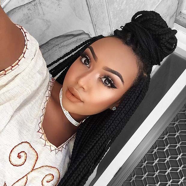 30 Black Braided Hairstyles You Can Try For A Fancy Hairstyle Change