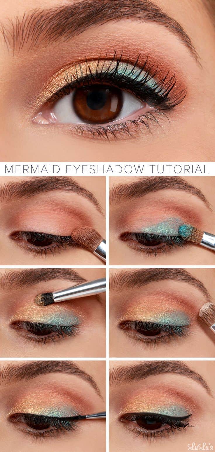Mermaid Eyeshadow Makeup Tutorial