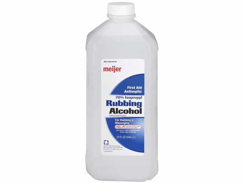 rubbing alcohol