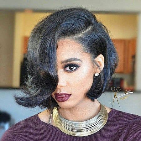 side swept hairstyle