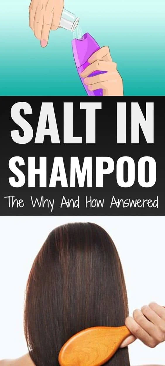 Salt in shampoo