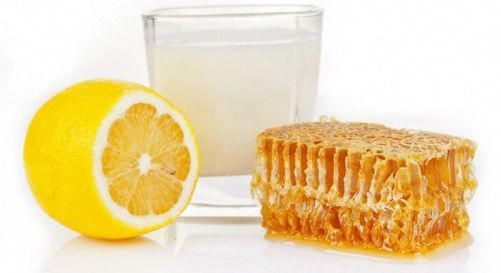 Milk, lemon juice, and honey mask
