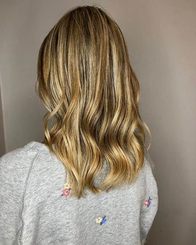 Dimensional Light Brown With Multi Toned Blonde Highlights