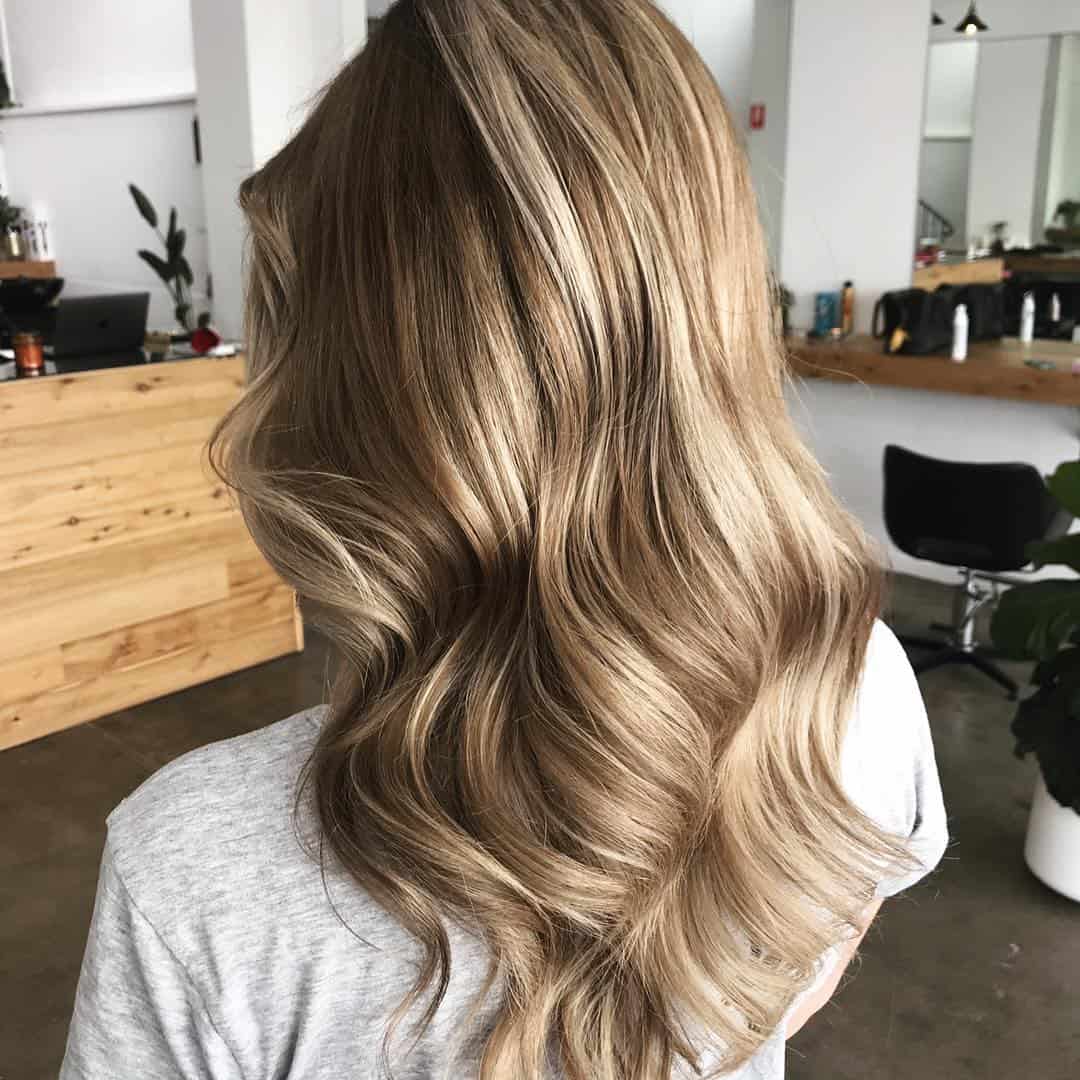 Sandy Blonde With Caramel Babylights