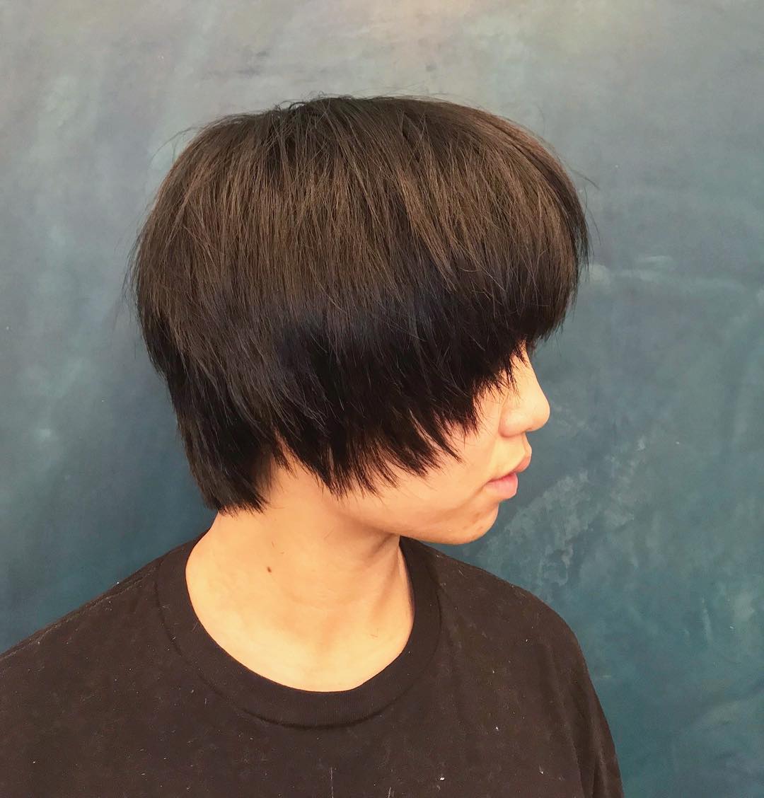 Long Textured Pixie With Fringes