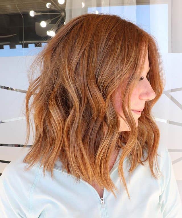 Ginger Soft Curls With Babyligths