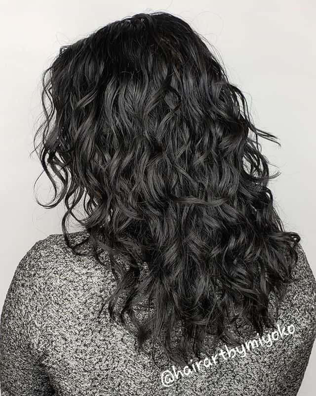 Black Silky Curls