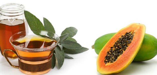 Papaya and honey mask