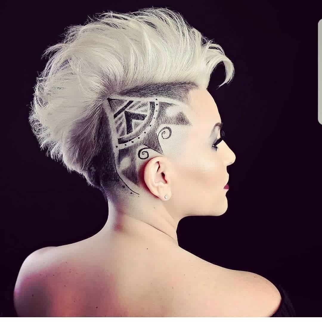 Complex Side Undercut Design With Colored In Details