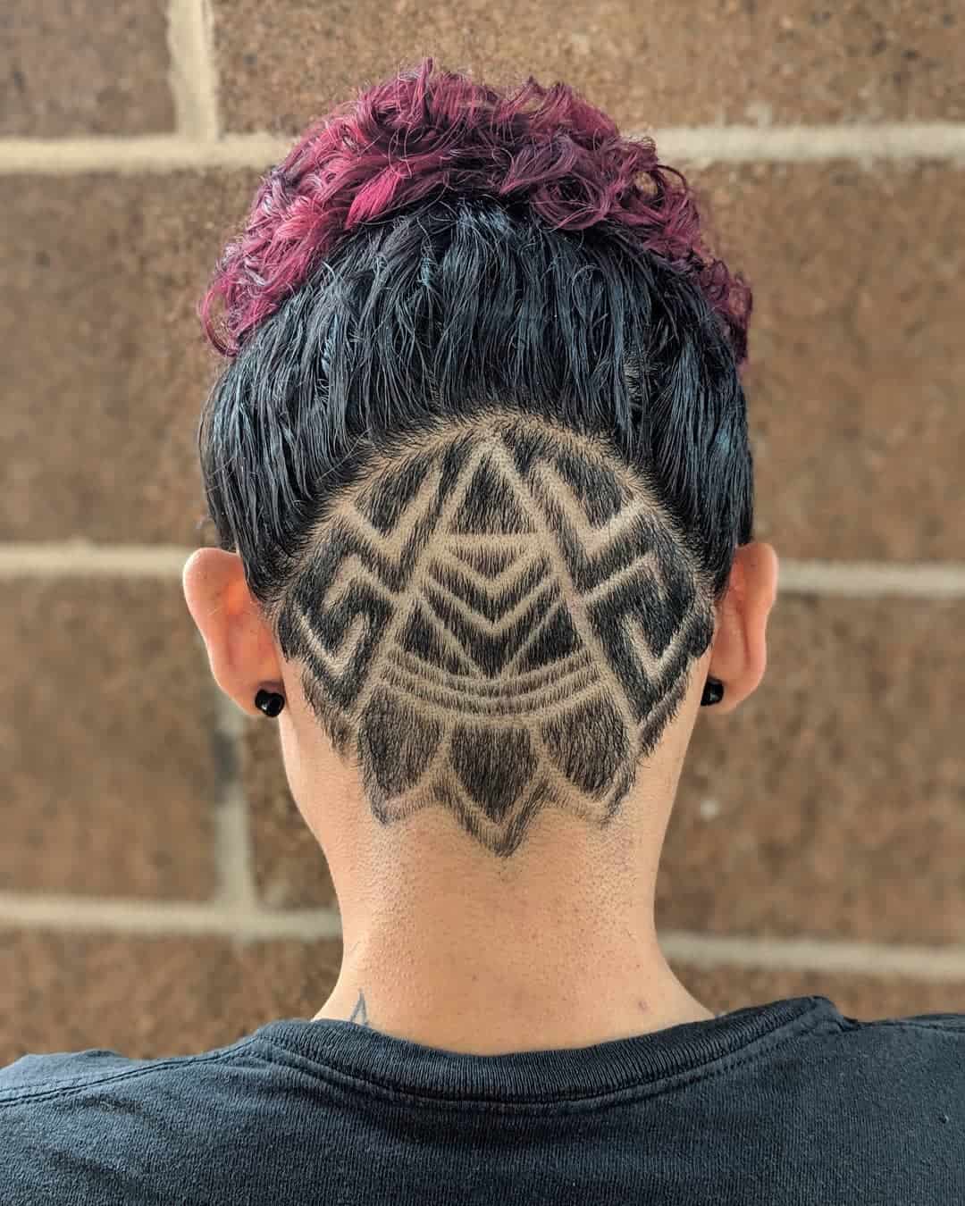 Versace Mandala Undercut Design