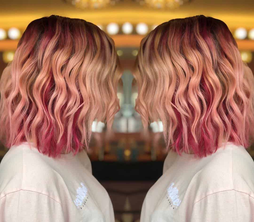 29 Subtle And Popping Peekaboo Highlights Hairstyles