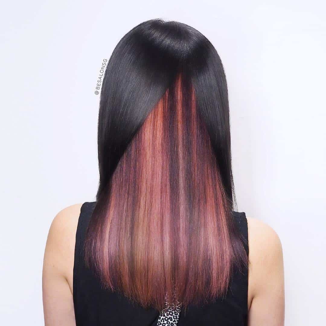 peek a boo highlights pink