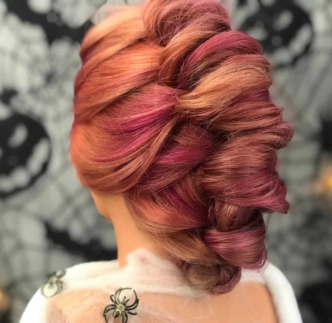 Loose Pipe Braid Updo