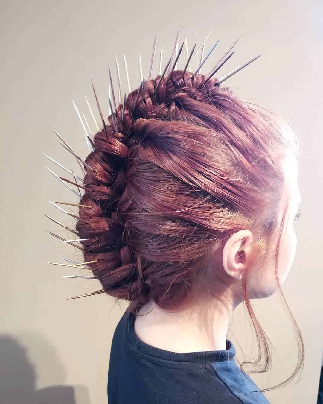Spiked Porcupine Pipe Braid