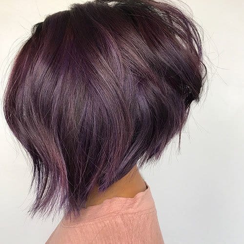 Purple A-Line Bob