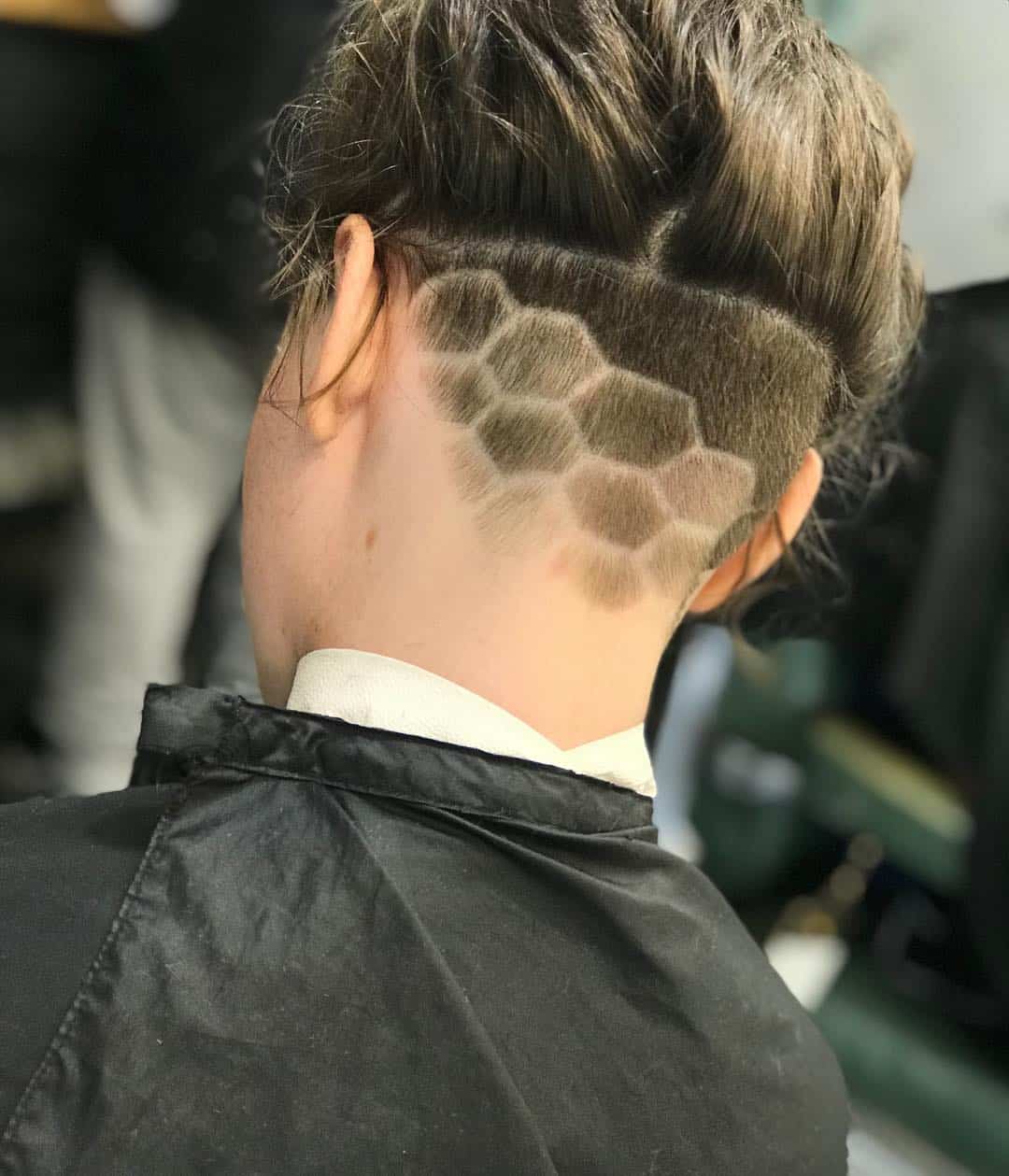 Beehive Hexagon Undercut Design