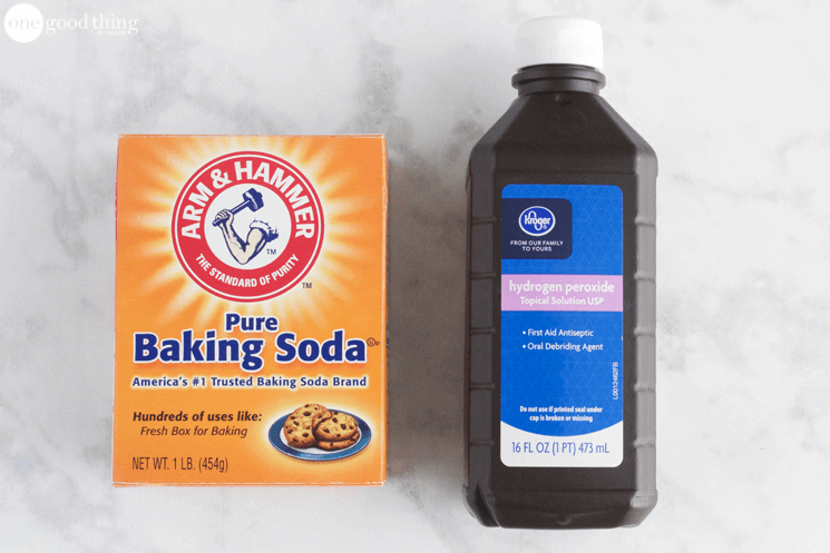 Baking soda and hydrogen peroxide