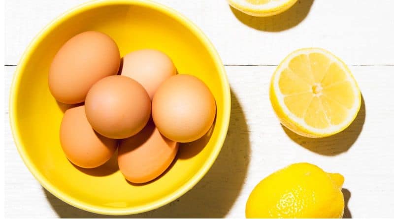 Egg whites and lemons