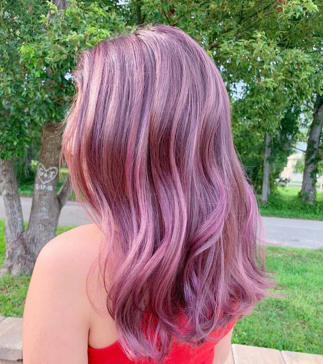 27 Sexy Trendy Dusty Rose Hairstyles 