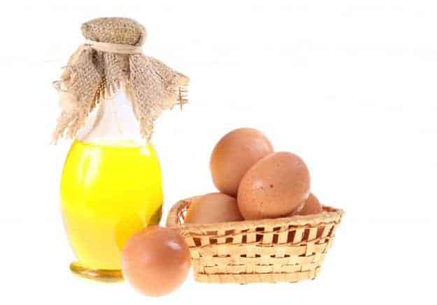 Olive oil and eggs