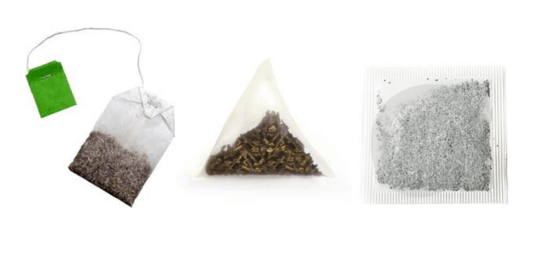 white tea bags